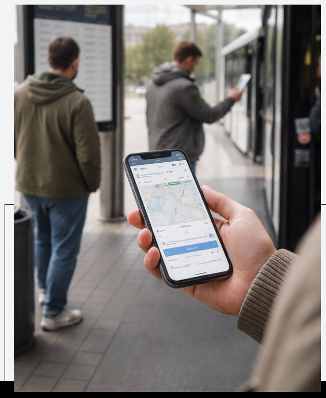 Мобильное приложение для пассажиров в Малгобеке с оплатой и расписанием